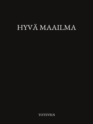 cover image of Hyvä maailma